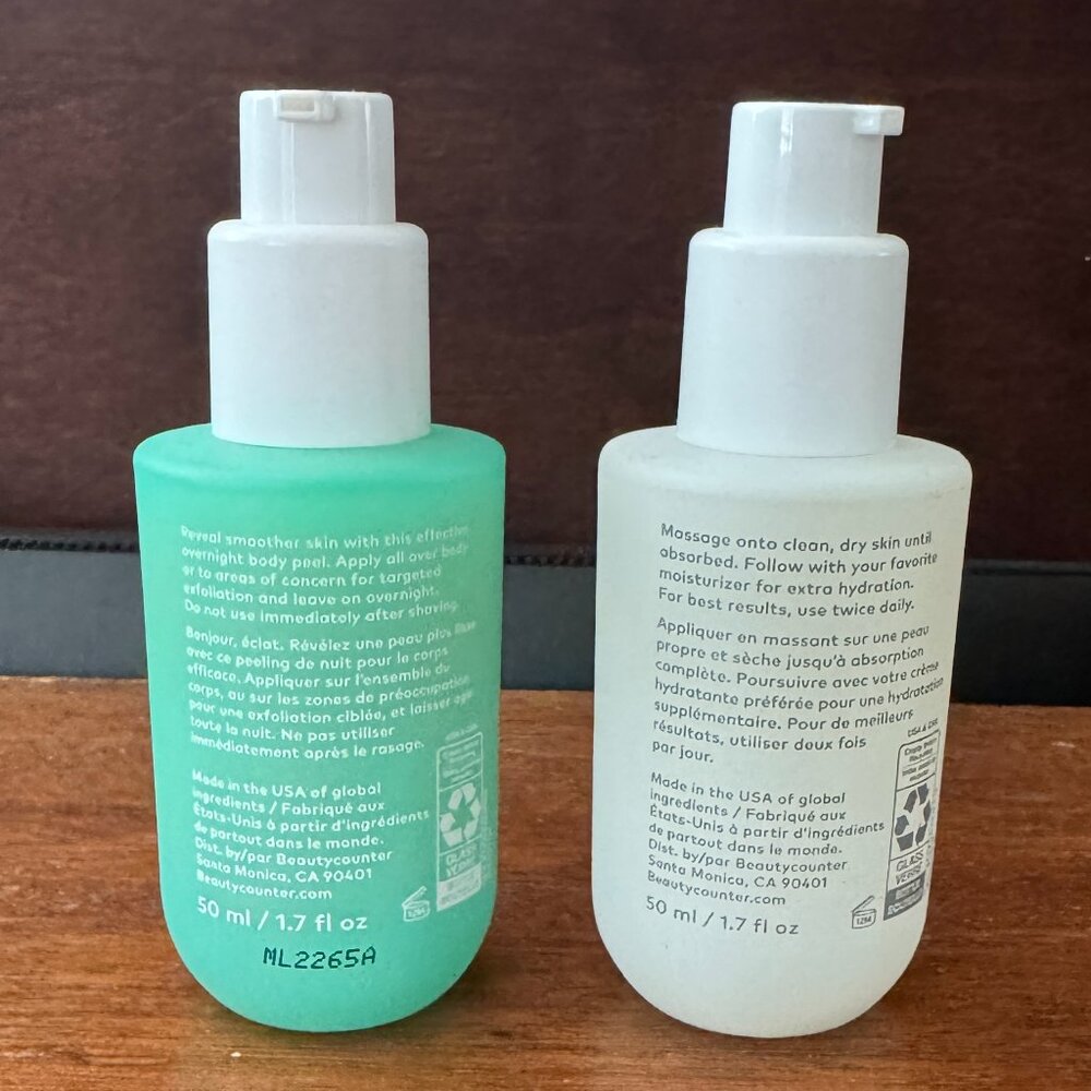 Beautycounter Reflect Effect Body Peel & Tightening Boost Body Serum - Picture 2 of 3